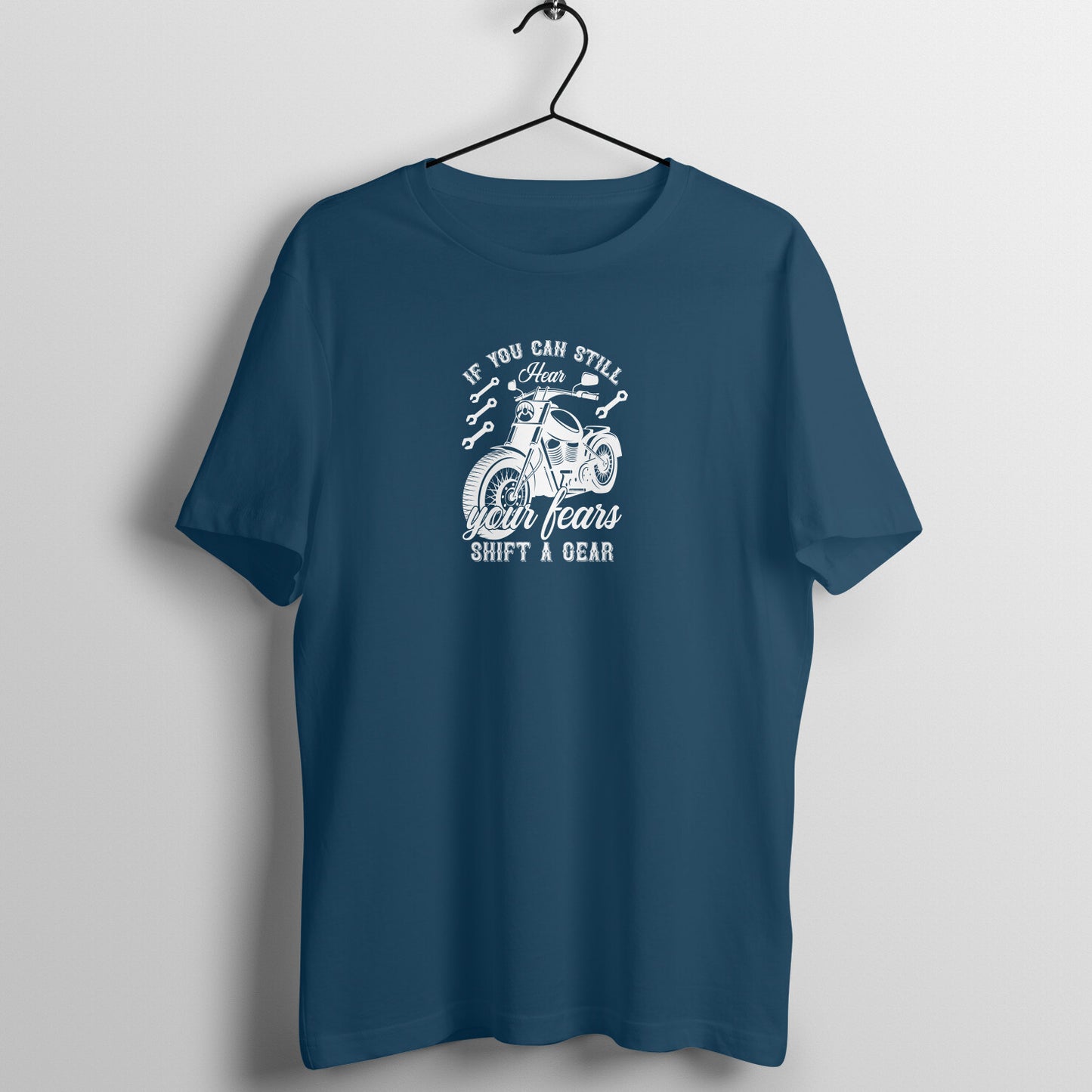 Shift A Gear - Women's Cotton T Shirt | Lady Biker Tee