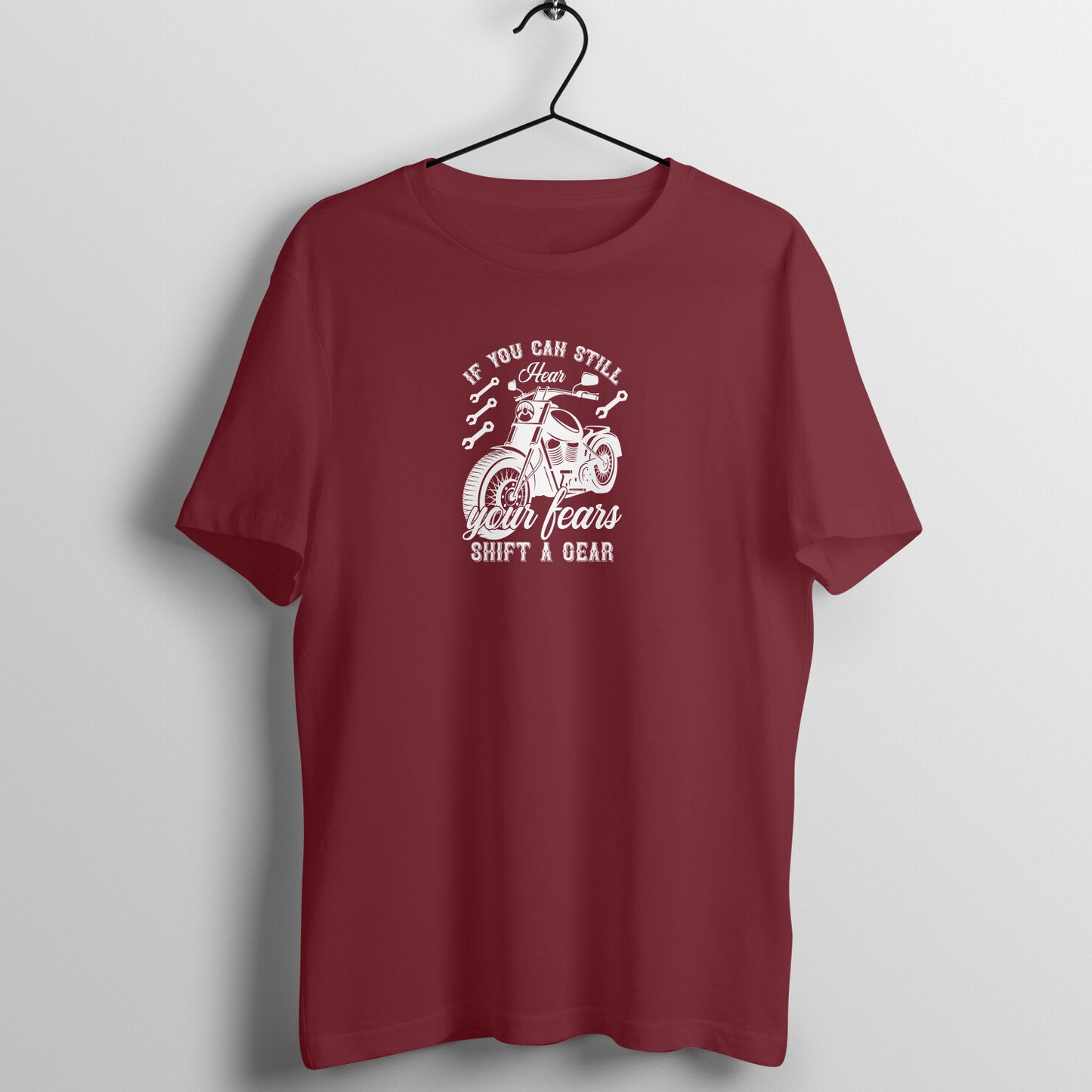 Shift A Gear - Women's Cotton T Shirt | Lady Biker Tee