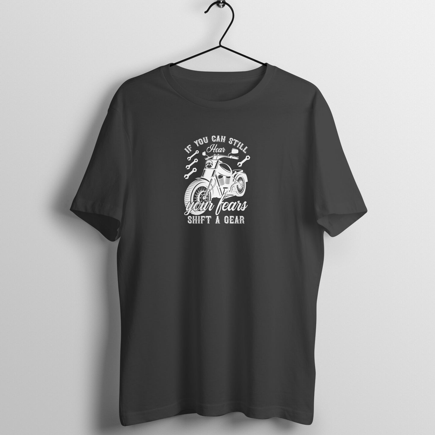 Shift A Gear - Women's Cotton T Shirt | Lady Biker Tee