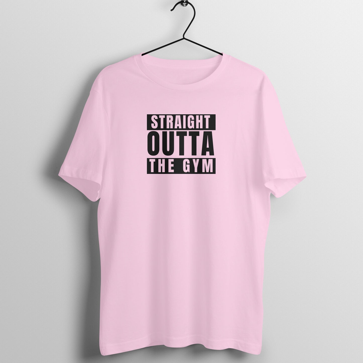 Straight Outta Gym - Women's Half Sleeve Cotton Tee