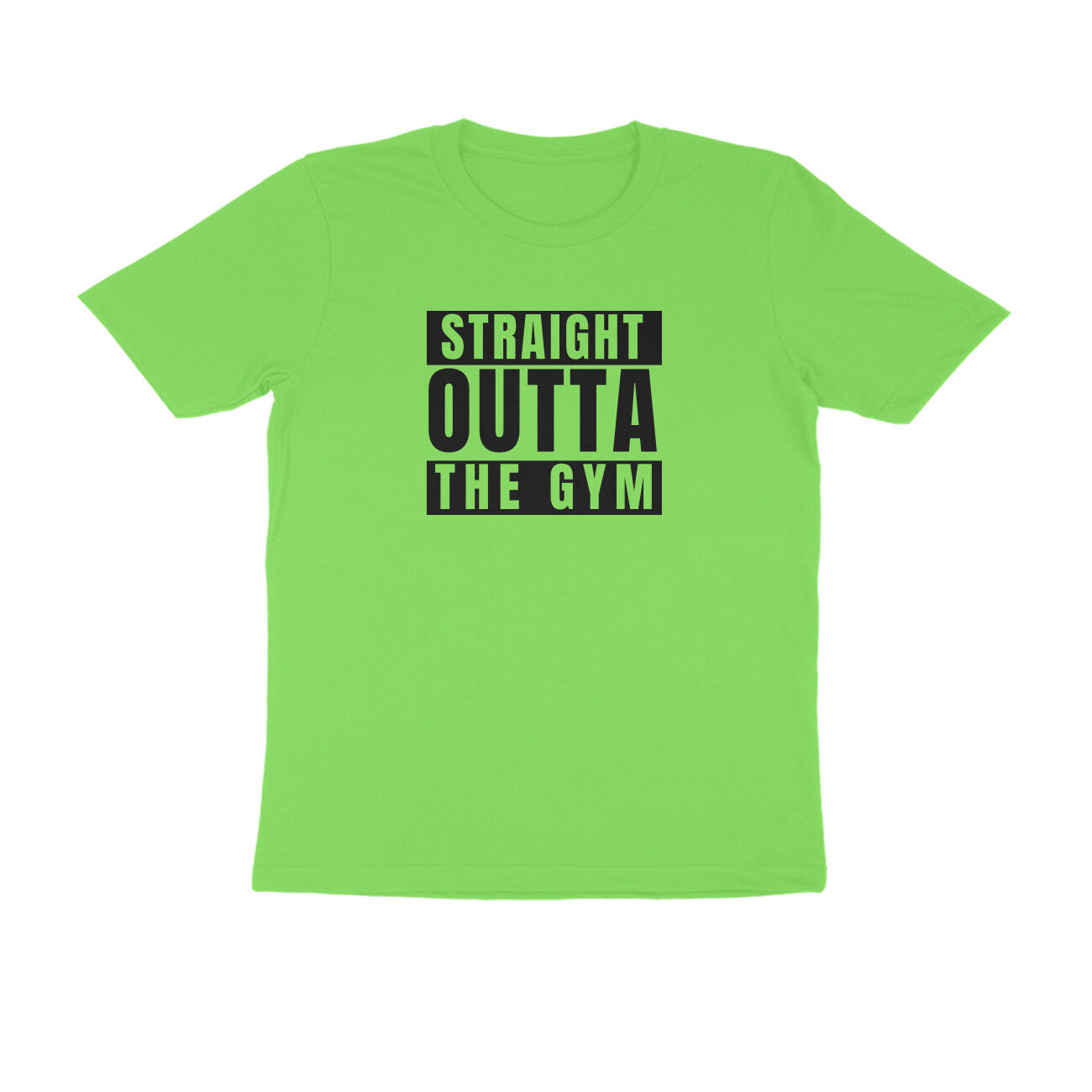 Straight Outta Gym - Women's Half Sleeve Cotton Tee