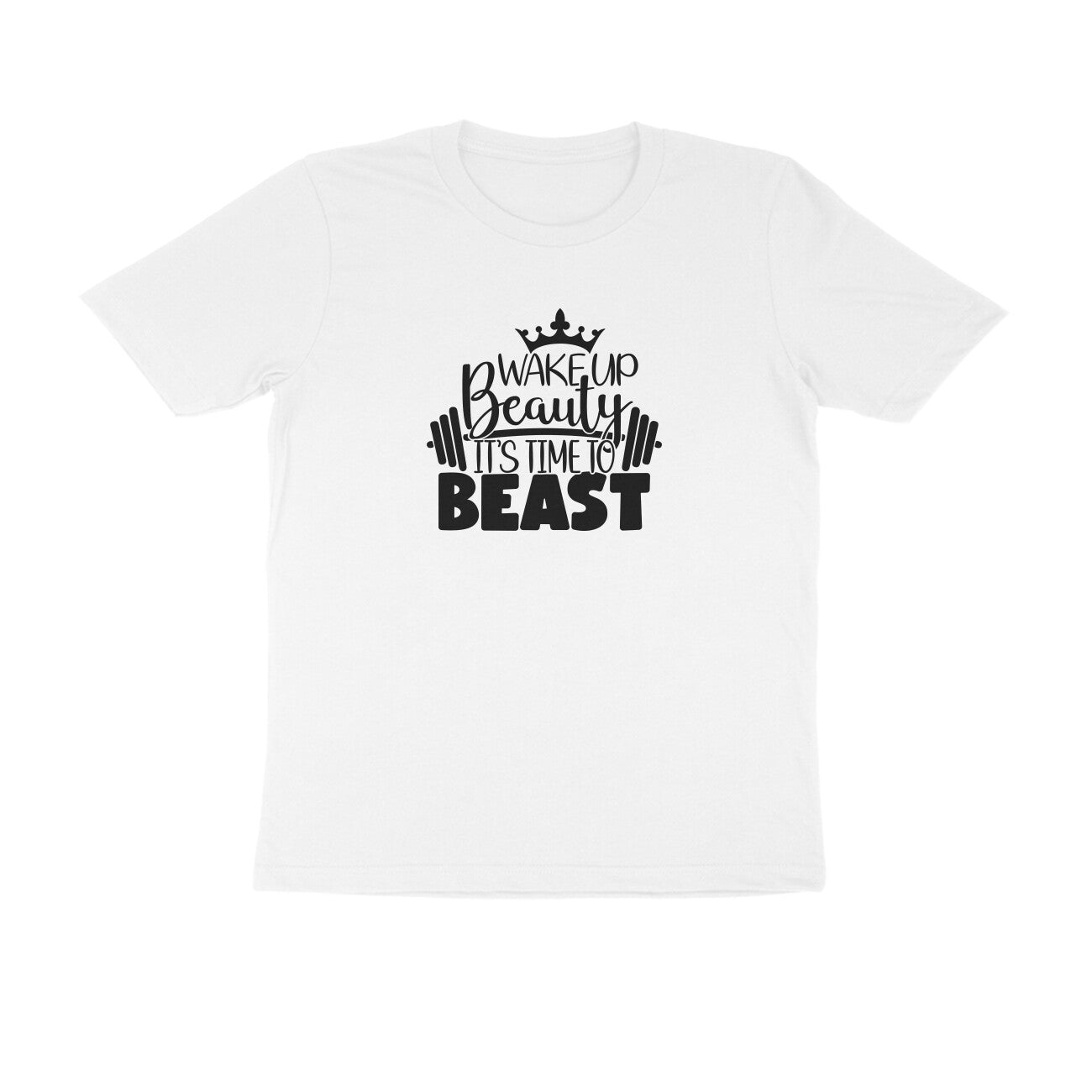 Wake up beauty - Women's Half Sleeve Cotton Tee