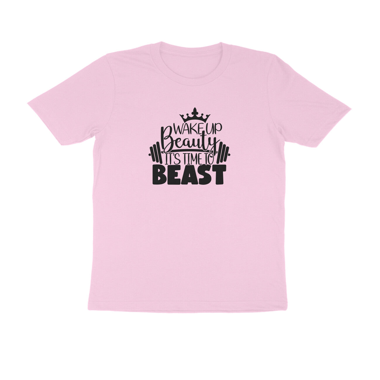 Wake up beauty - Women's Half Sleeve Cotton Tee