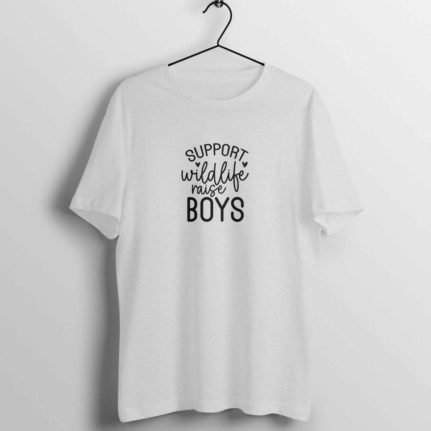 Raise boys - Women's Half Sleeve Cotton Tee | Mother's Day Gift | Mom T Shirt