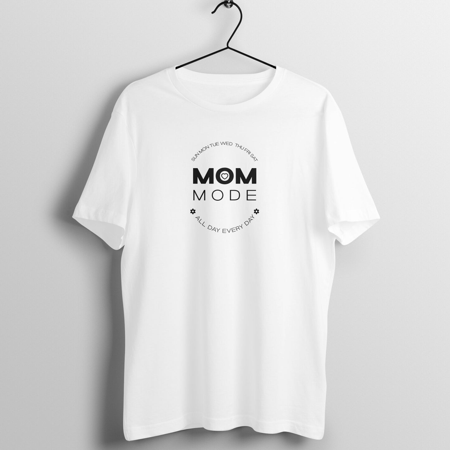 24/7 Mom mode - Women's Half Sleeve Cotton Tee | Mother's Day Gift | Mom T Shirt