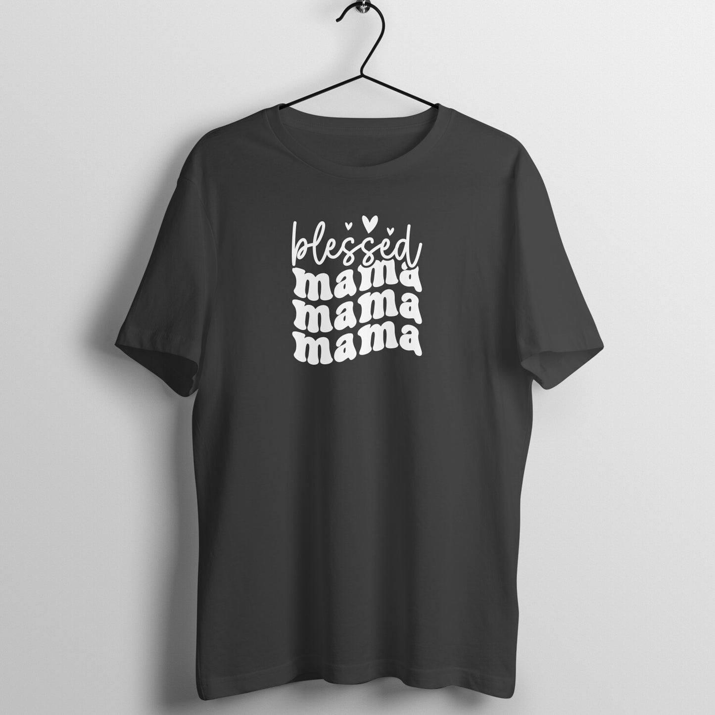 Blessed mama - Women's Half Sleeve Cotton Tee | Mother's Day Gift | Mom T Shirt