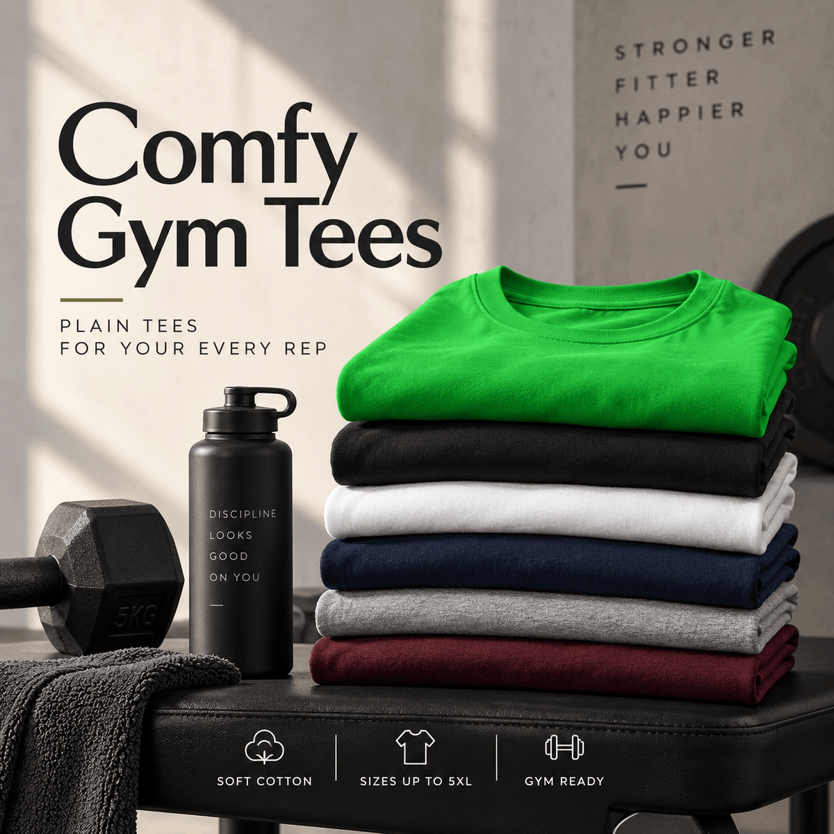 SOLID TEES