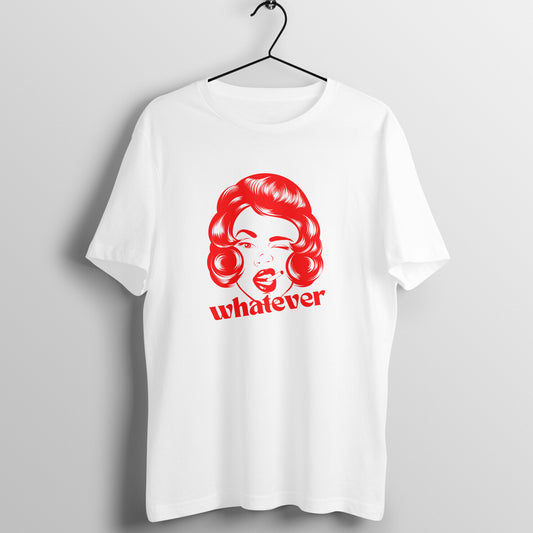 Whatever - Retro Girl Print | Women's Tee