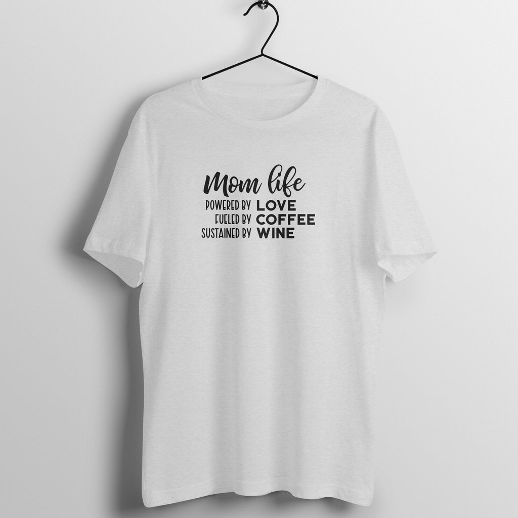 Powered by love - Women's Tee | Mother's Day Gift | Mom T Shirt