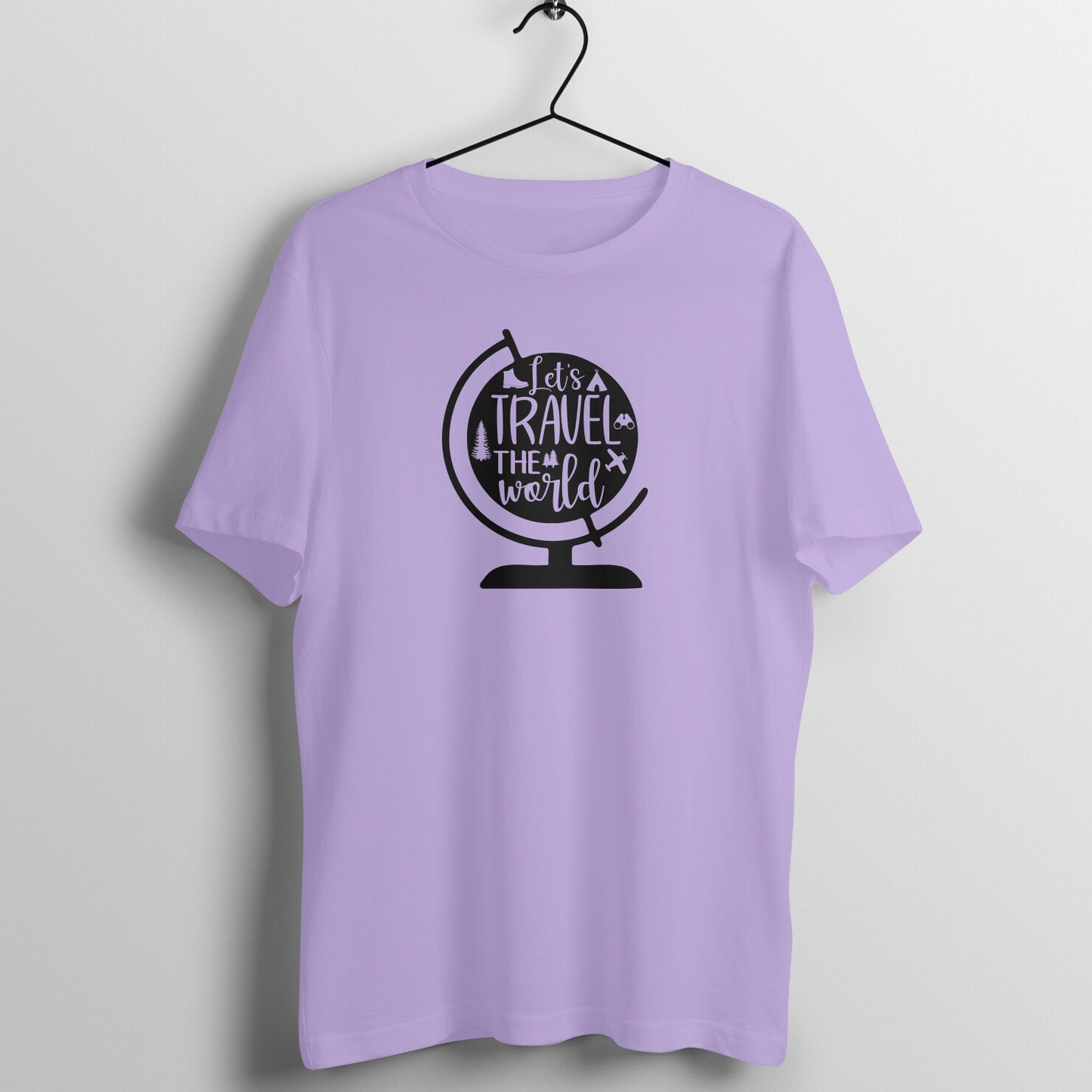 Lets travel the world Ft. The Globe - Women's Tee