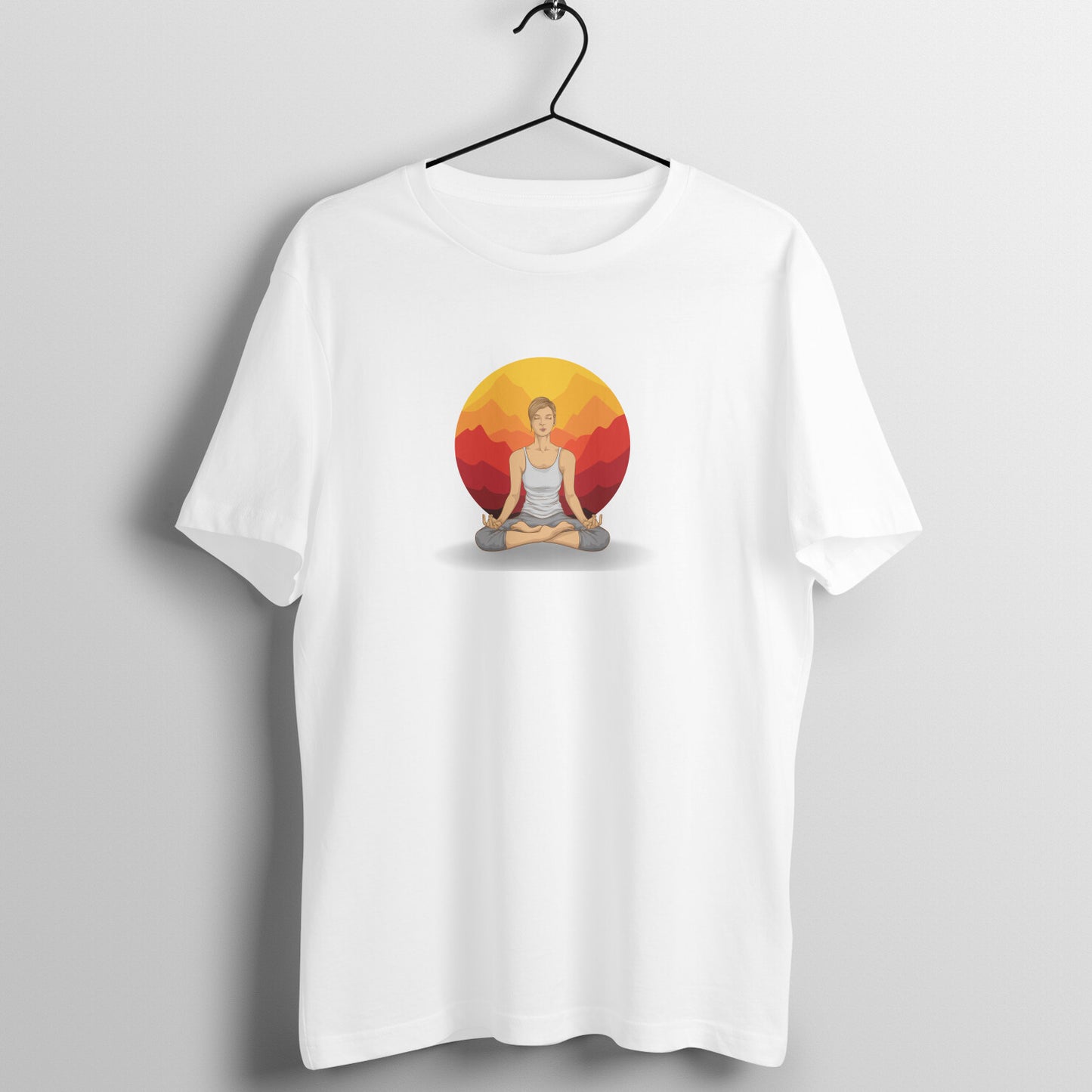 Yoga lady illustration - Women's Tee