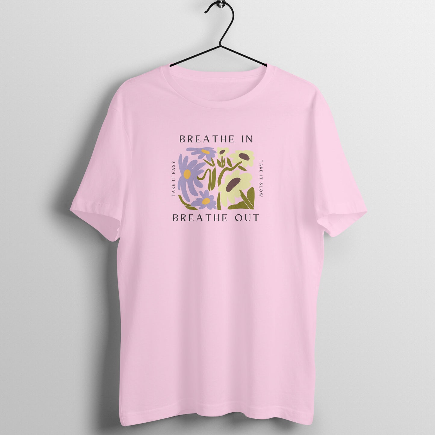 Breathe in Breathe out floral print - Women's Tee