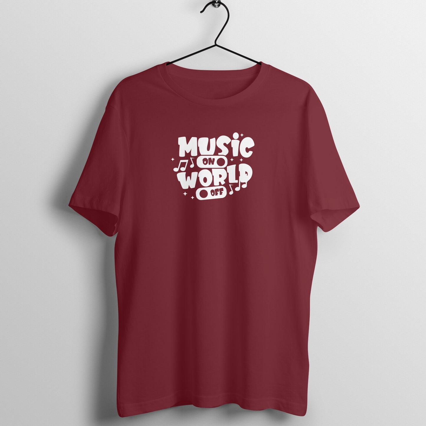 Music on. World off - Women's Tee