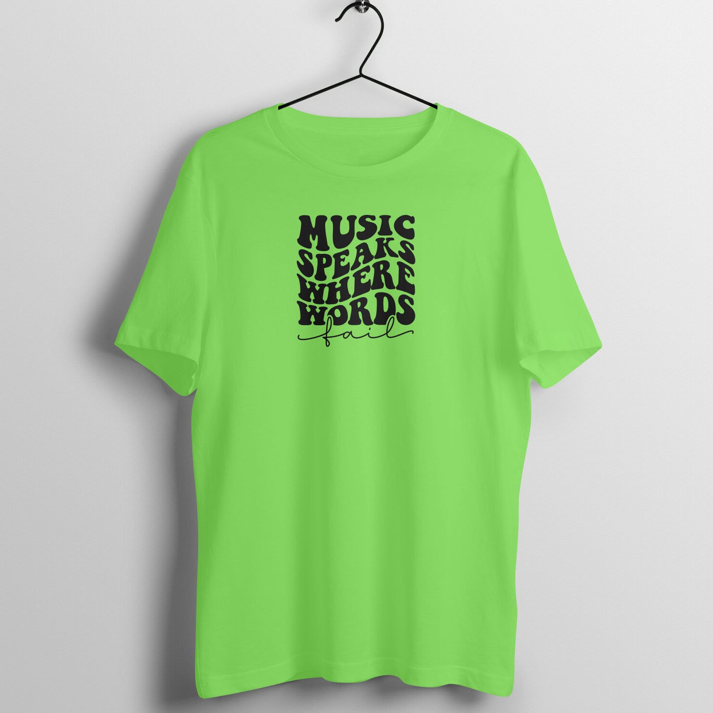 Music speaks where words fail - Women's Tee