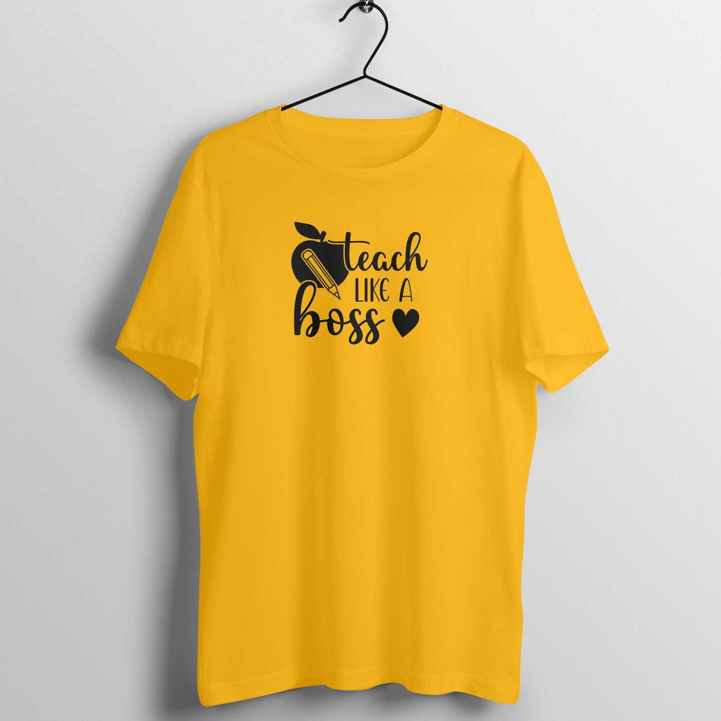 Teach like a boss - Women's Cotton T Shirt | Teacher's Day Gift T Shirt