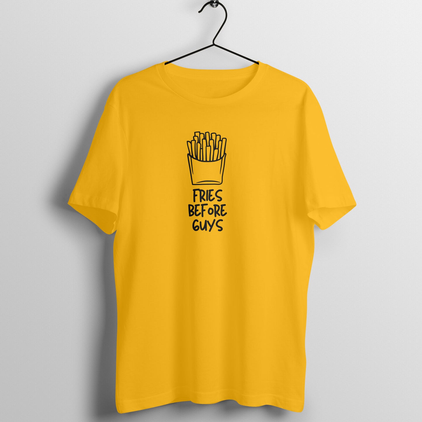 Fries before guys - Women's Tee | Funny Valentine's Day Tee