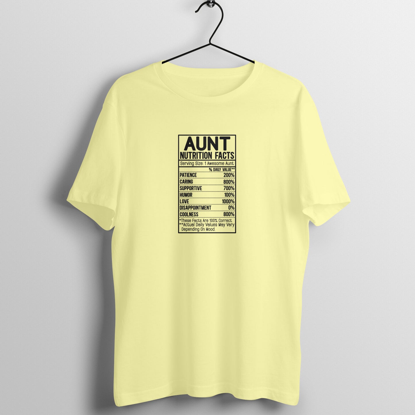 Nutrition facts of Aunt - Women's Tee