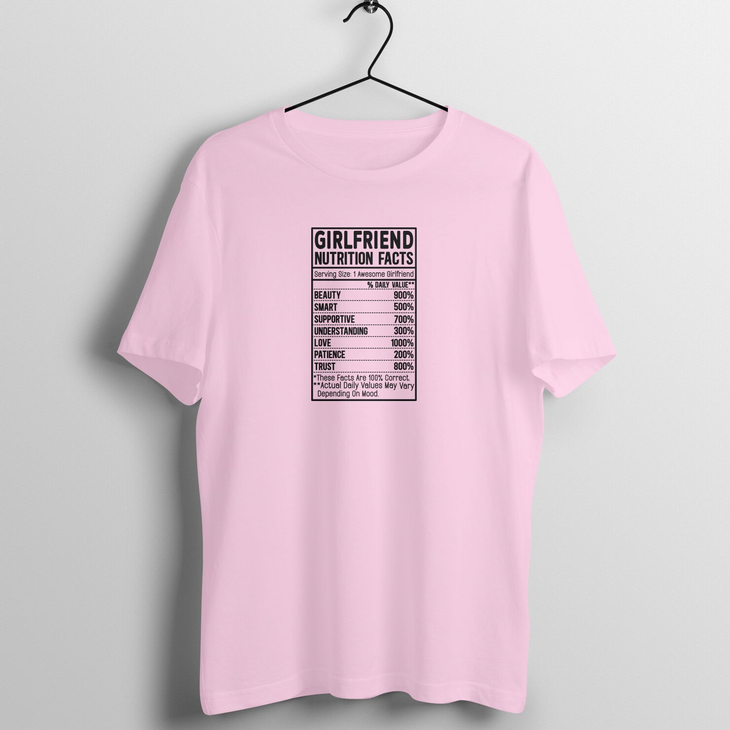 Nutrition facts of Girlfriend - Women's Tee