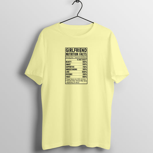 Nutrition facts of Girlfriend - Women's Tee