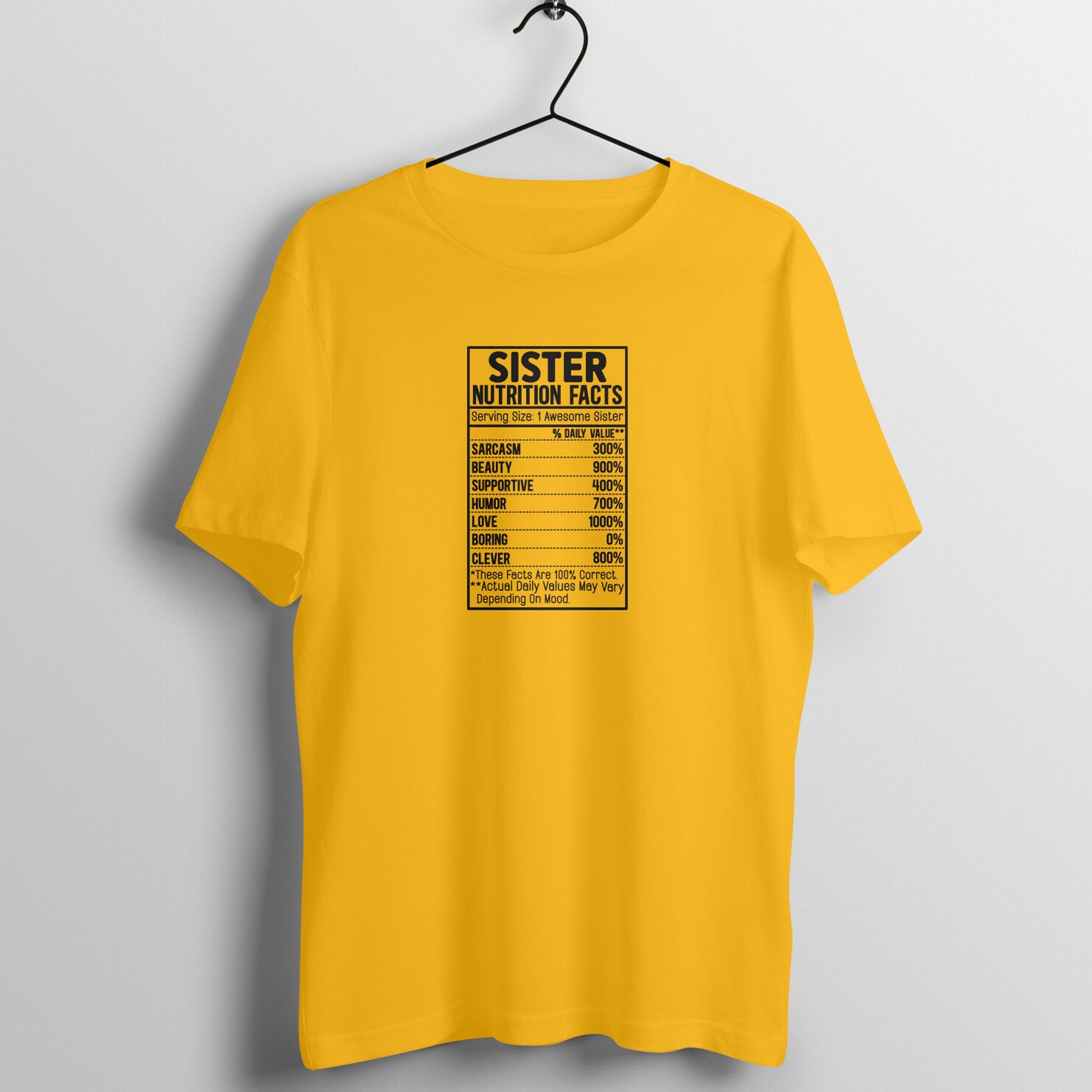 Nutrition facts of Sister - Women's Tee