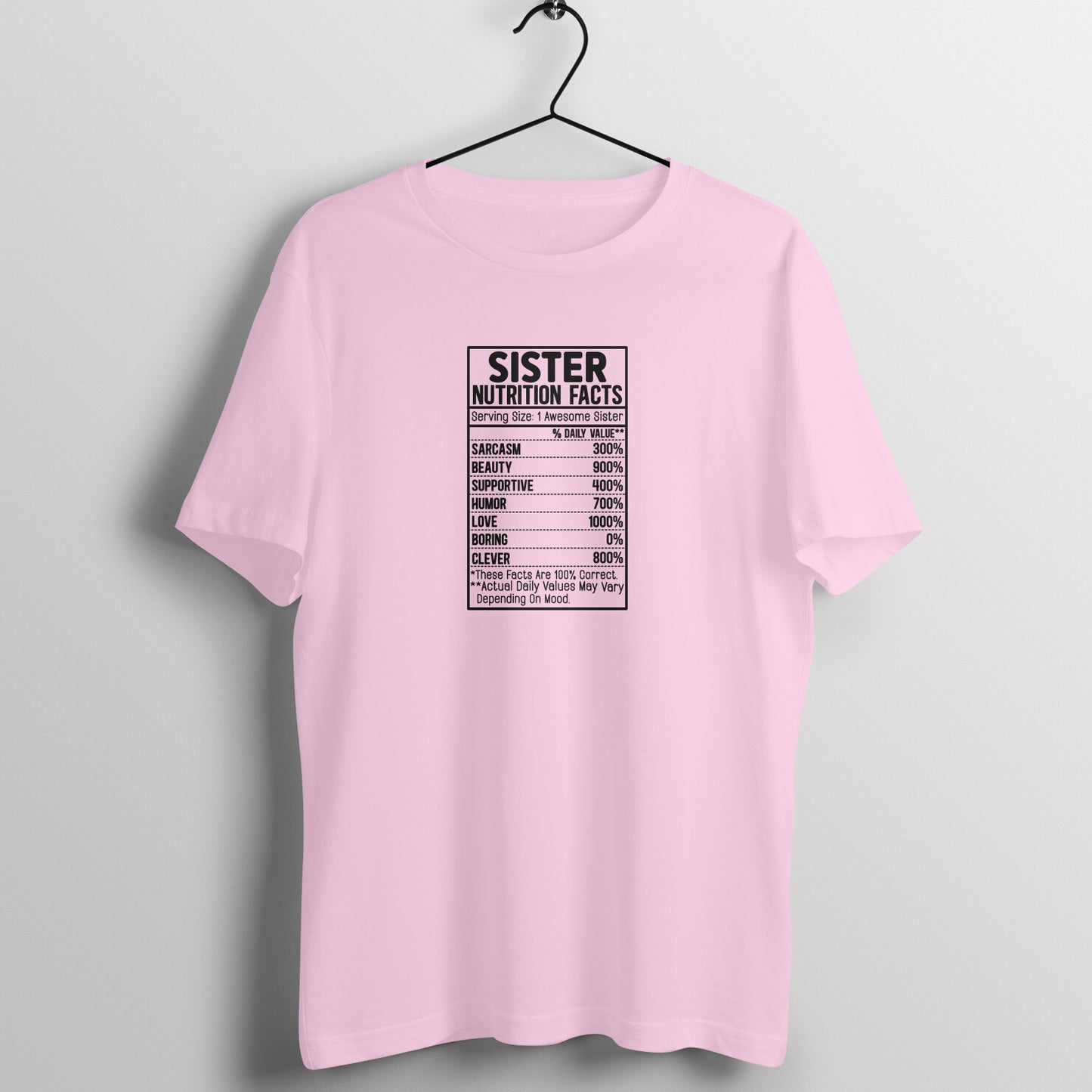 Nutrition facts of Sister - Women's Tee