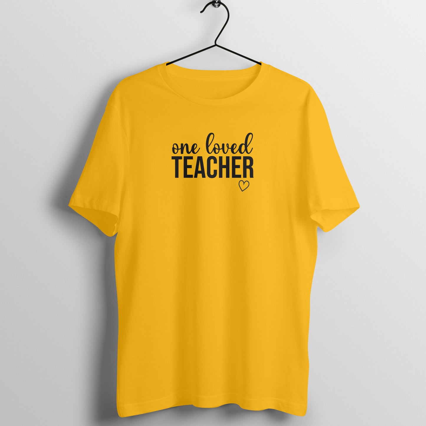 One Loved Teacher - Women's Cotton T Shirt | Teacher's Day Gift T Shirt