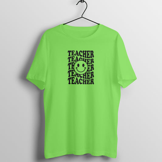 Smiley Teacher - Women's Cotton T Shirt | Teacher's Day Gift T Shirt