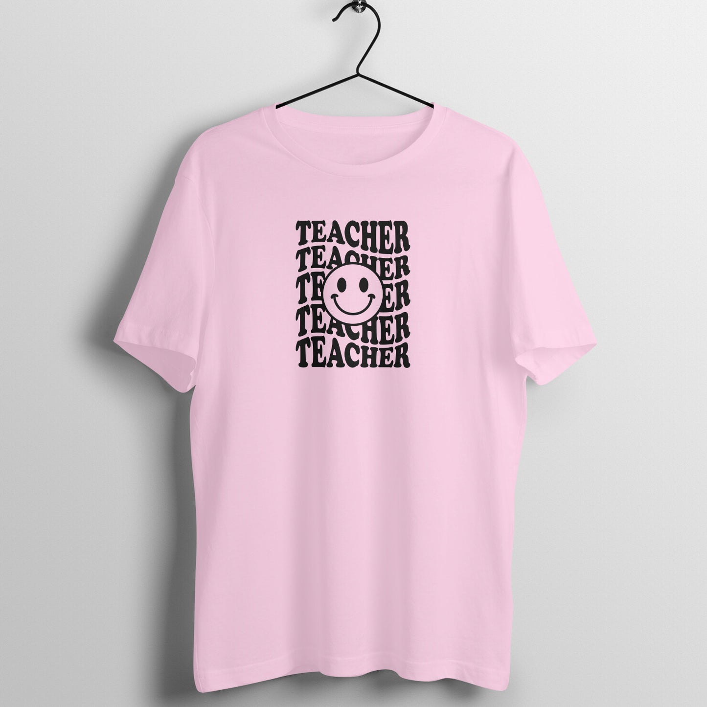 Smiley Teacher - Women's Cotton T Shirt | Teacher's Day Gift T Shirt