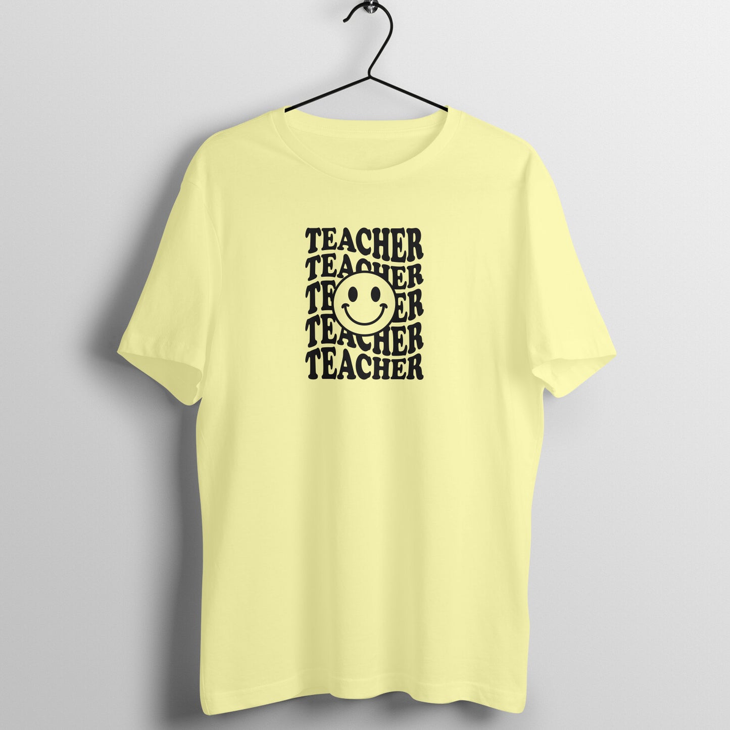 Smiley Teacher - Women's Cotton T Shirt | Teacher's Day Gift T Shirt