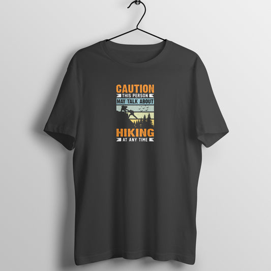 Caution - Women's Tee | Hiker Girl T Shirt