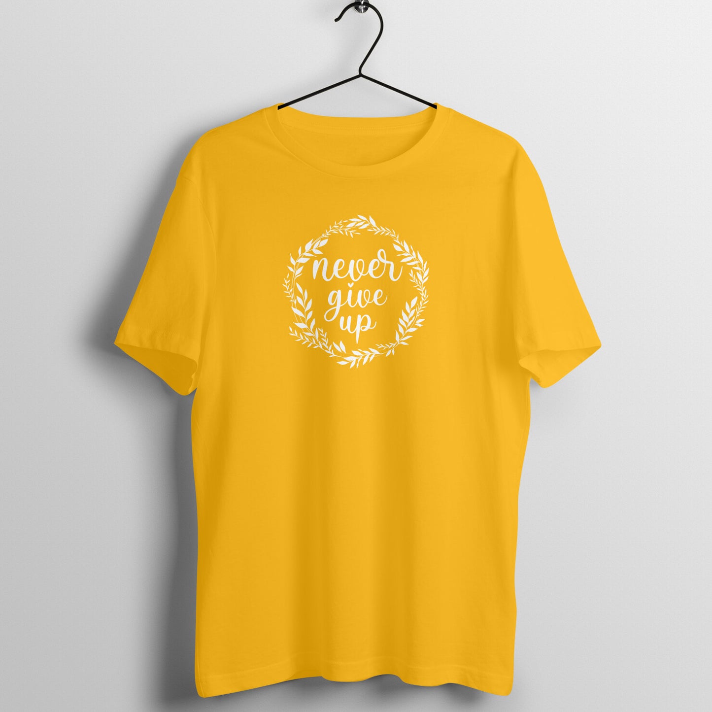 Never give up - Women's Cotton Tee