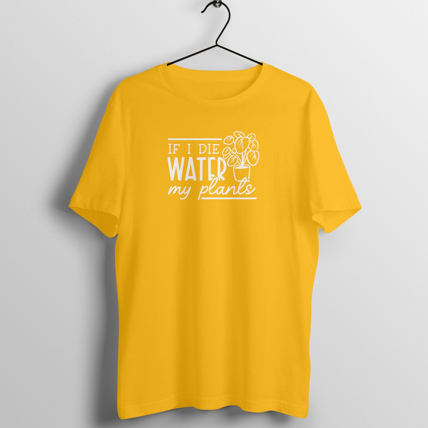 Water my plants - Women's Cotton Tee | Plant Lover T Shirt