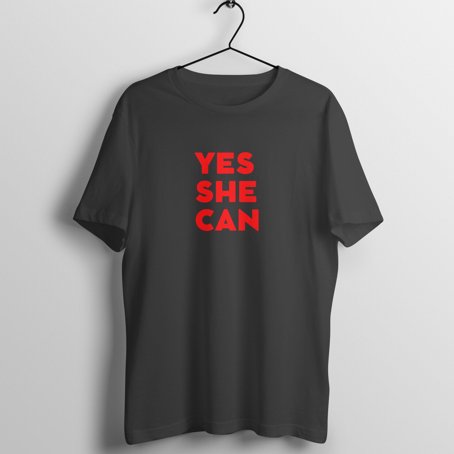 Yes she can - Women's Half Sleeve Tee