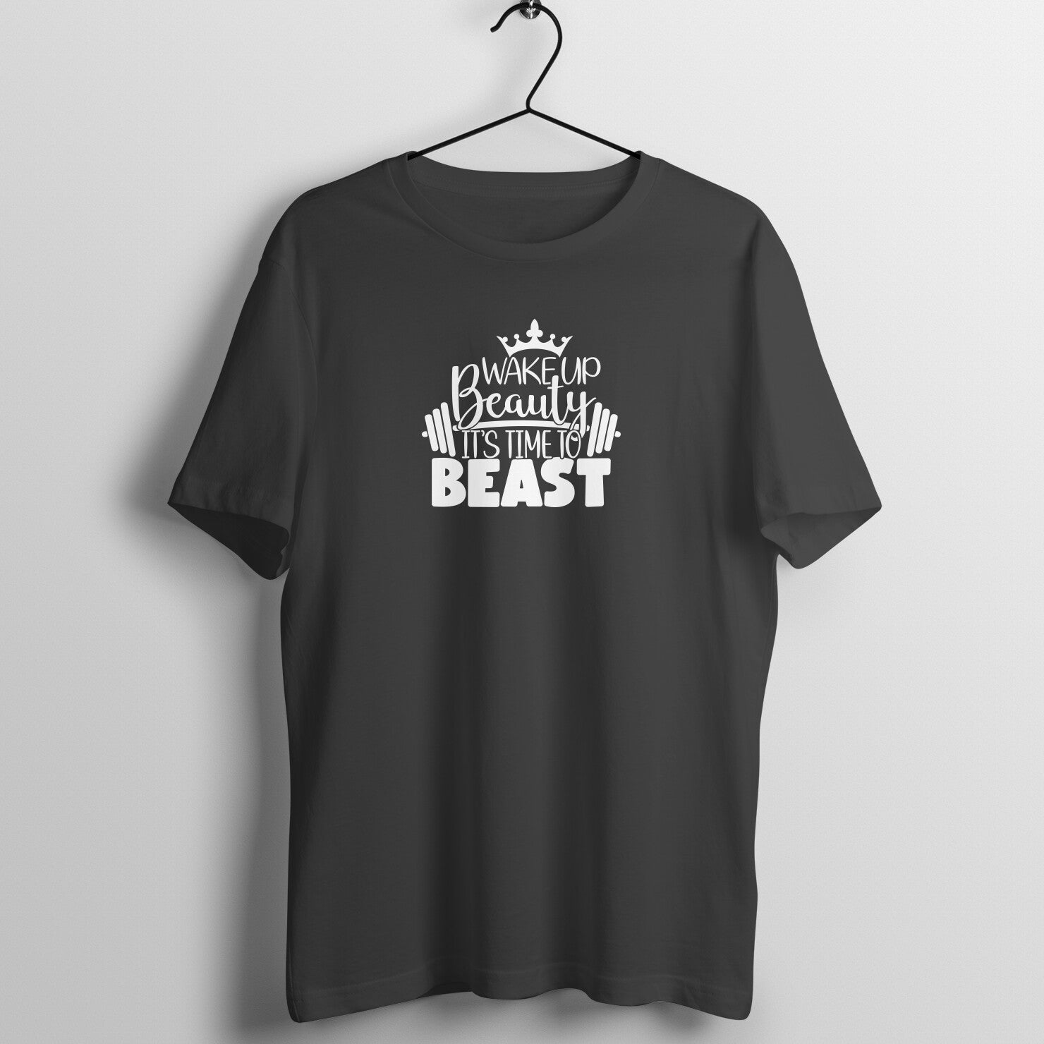 Wake up beauty - Women's Half Sleeve Cotton Tee