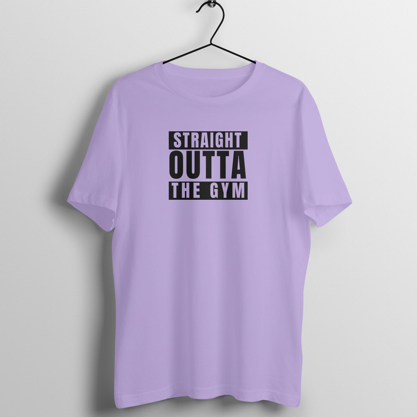 Straight Outta Gym - Women's Half Sleeve Cotton Tee