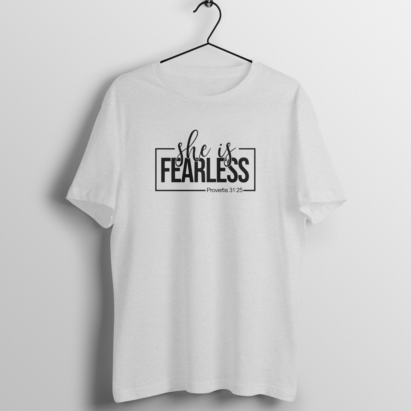 She is fearless - Women's Half Sleeve Cotton Tee