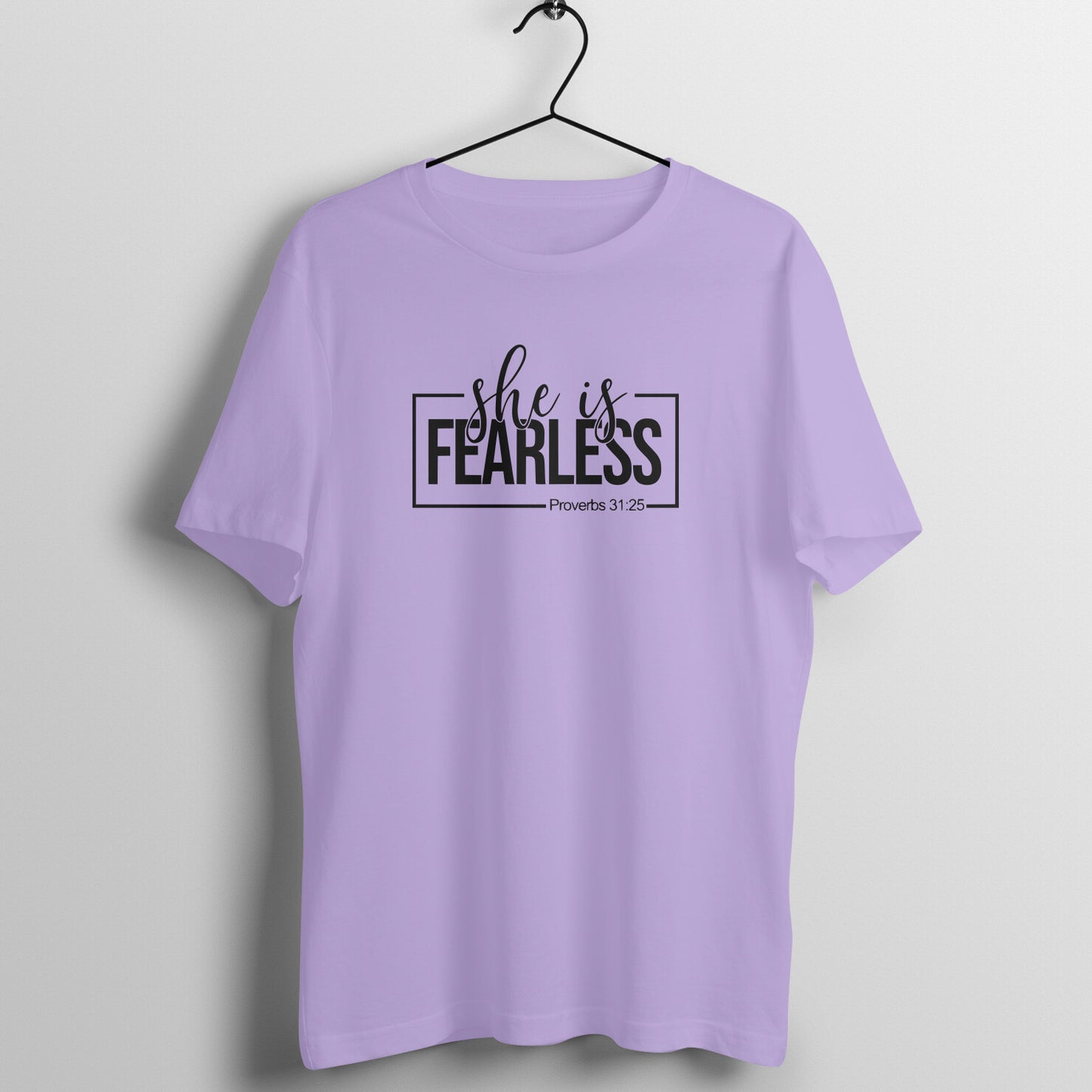 She is fearless - Women's Half Sleeve Cotton Tee