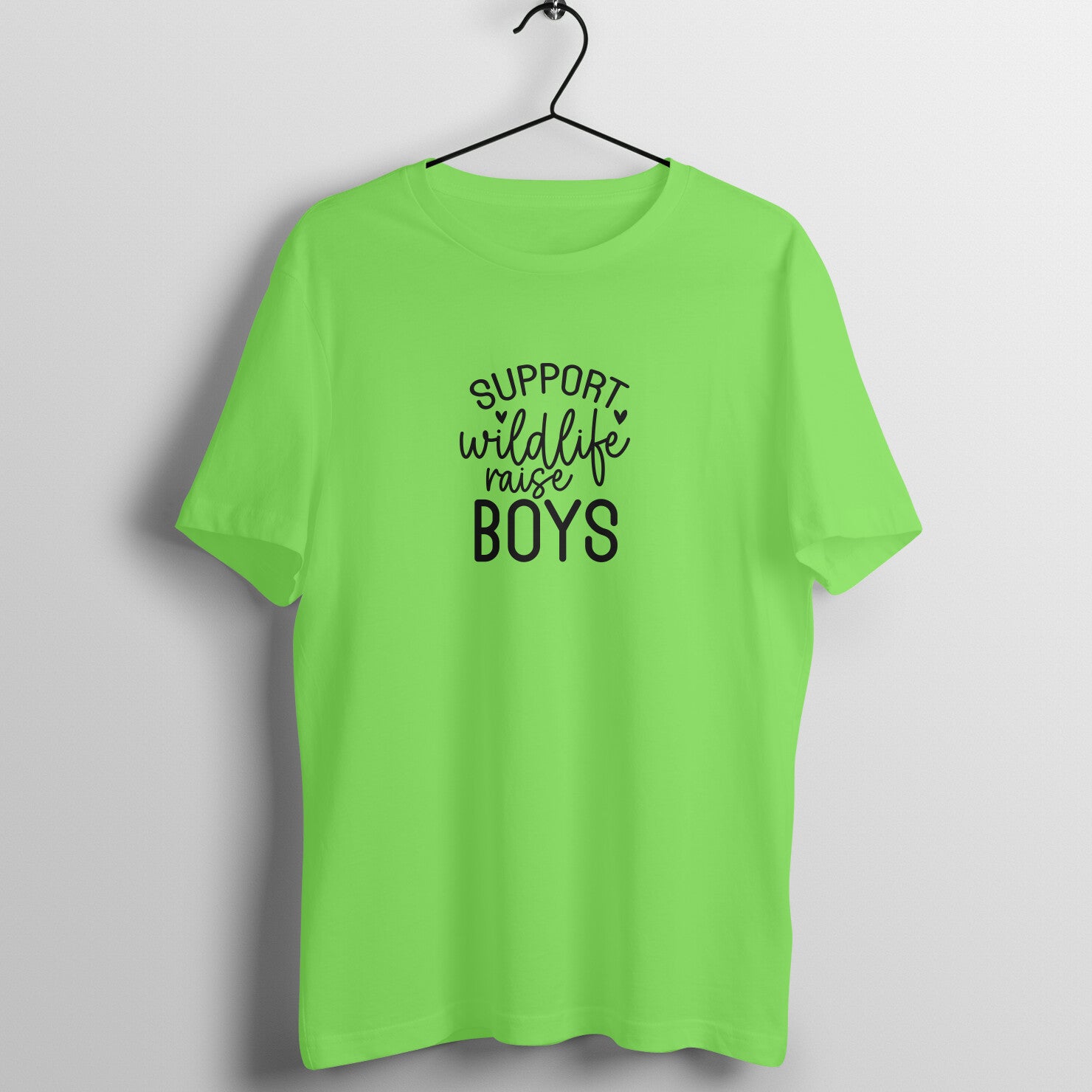 Raise boys - Women's Half Sleeve Cotton Tee  | Mother's Day Gift | Mom T Shirt