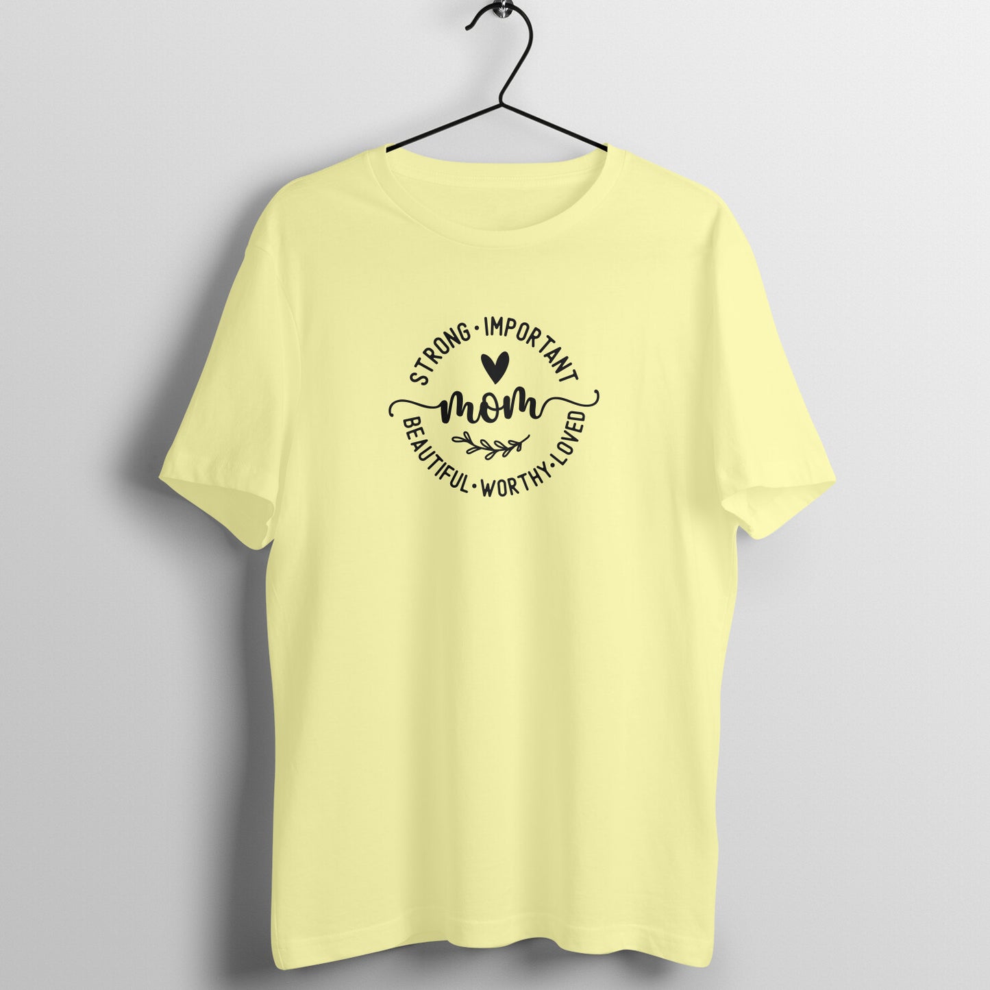 Mom - Women's Half Sleeve Cotton Tee | Mother's Day Gift | Mom T Shirt
