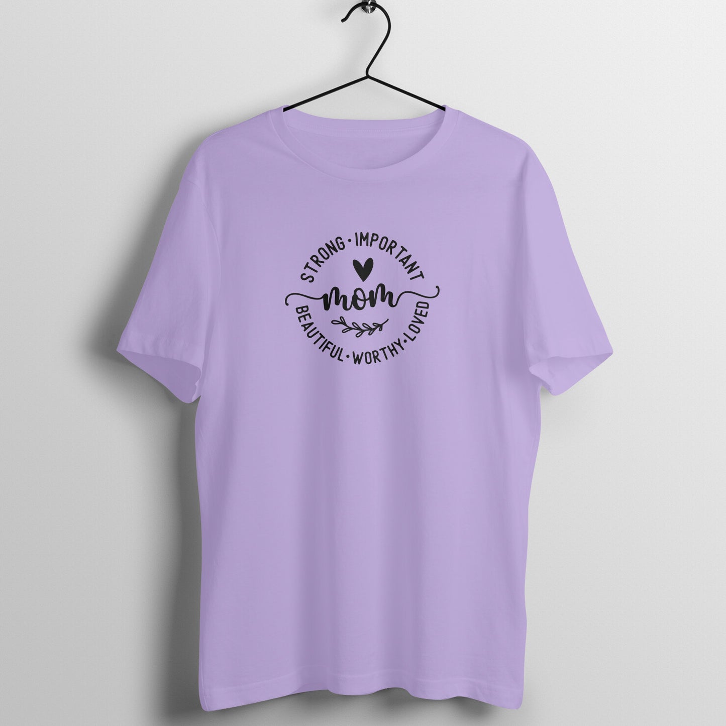 Mom - Women's Half Sleeve Cotton Tee | Mother's Day Gift | Mom T Shirt