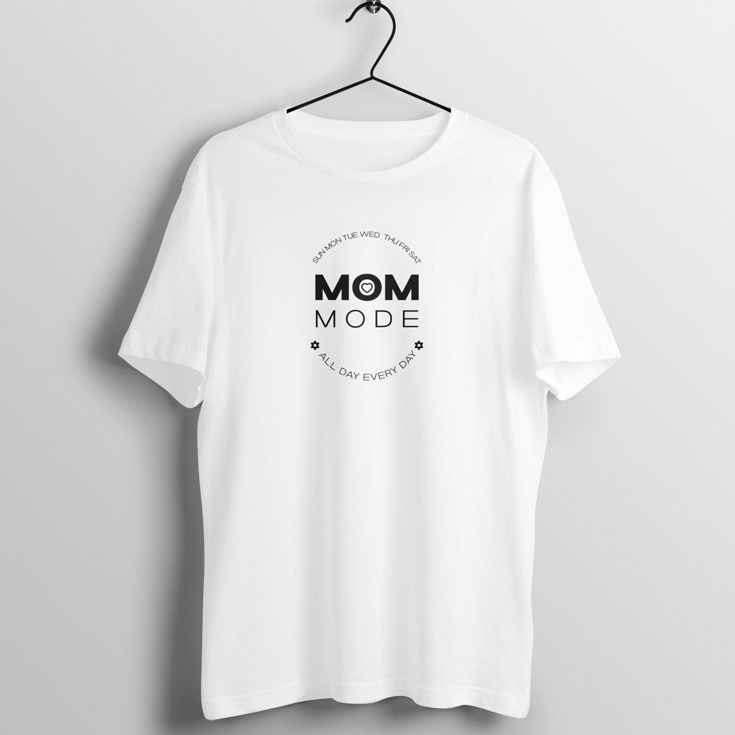 24/7 Mom mode - Women's Half Sleeve Cotton Tee | Mother's Day Gift | Mom T Shirt