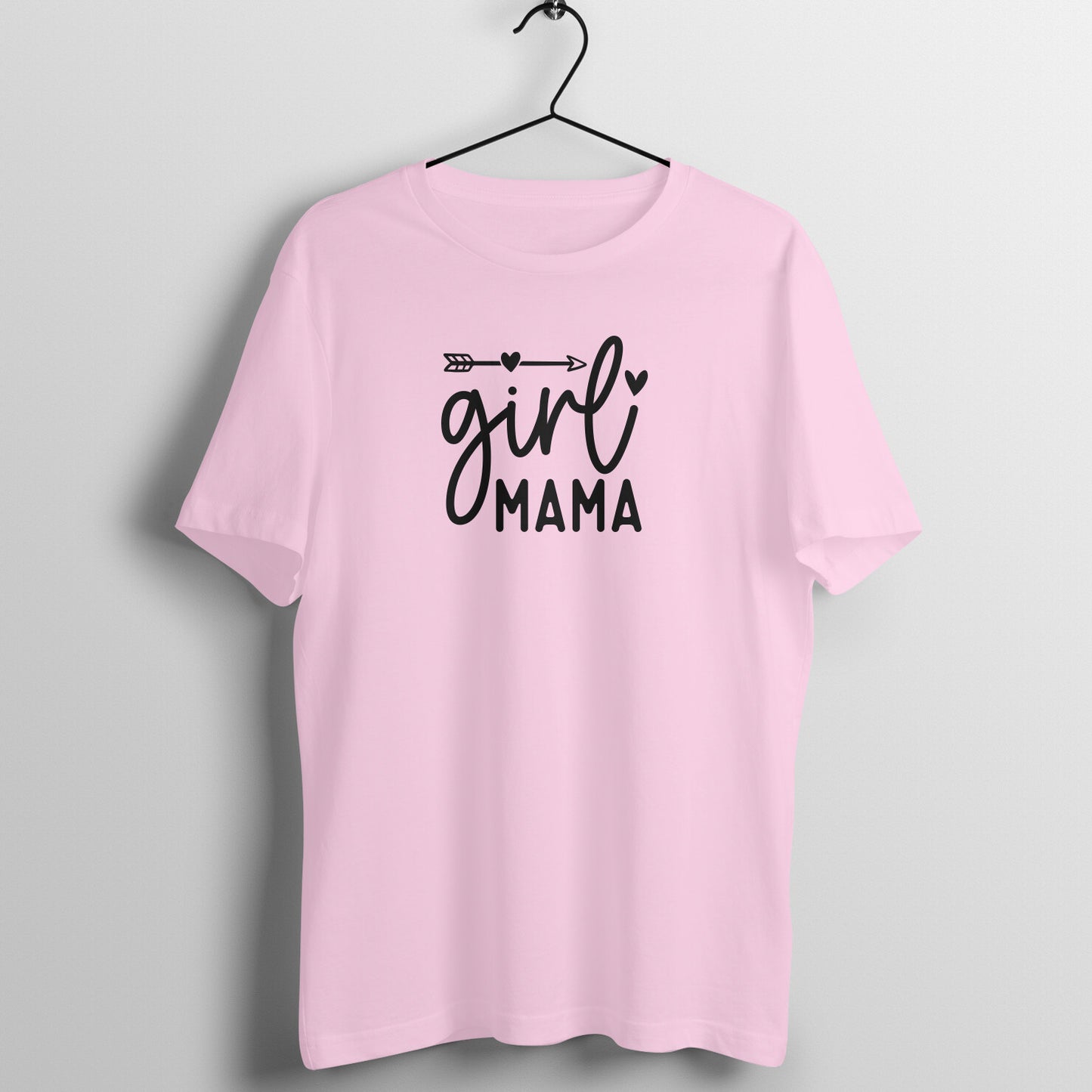 Girl mama - Women's Half Sleeve Cotton Tee | Mother's Day Gift | Mom T Shirt