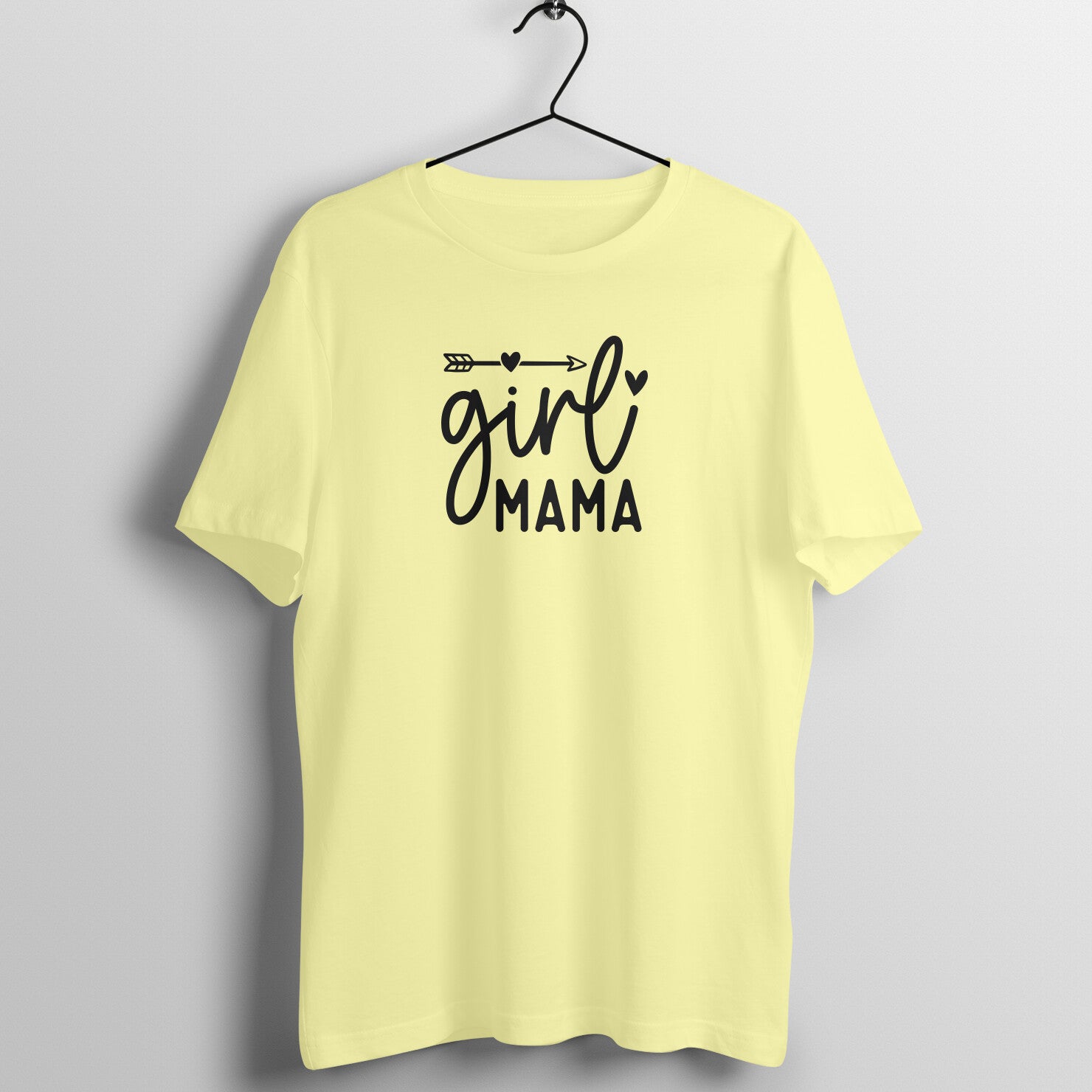 Girl mama - Women's Half Sleeve Cotton Tee | Mother's Day Gift | Mom T Shirt