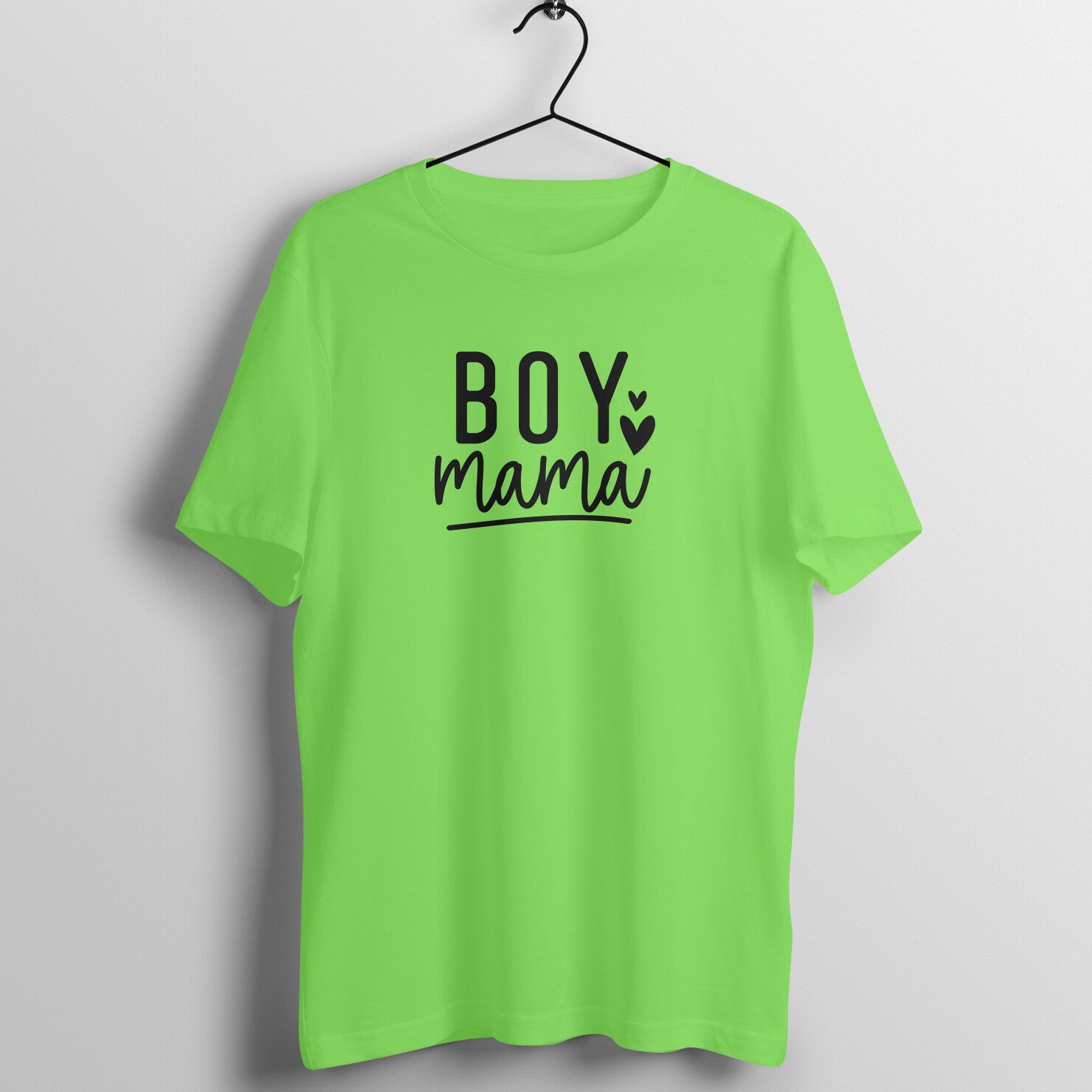 Boy mama - Women's Half Sleeve Cotton Tee | Mother's Day Gift | Mom T Shirt