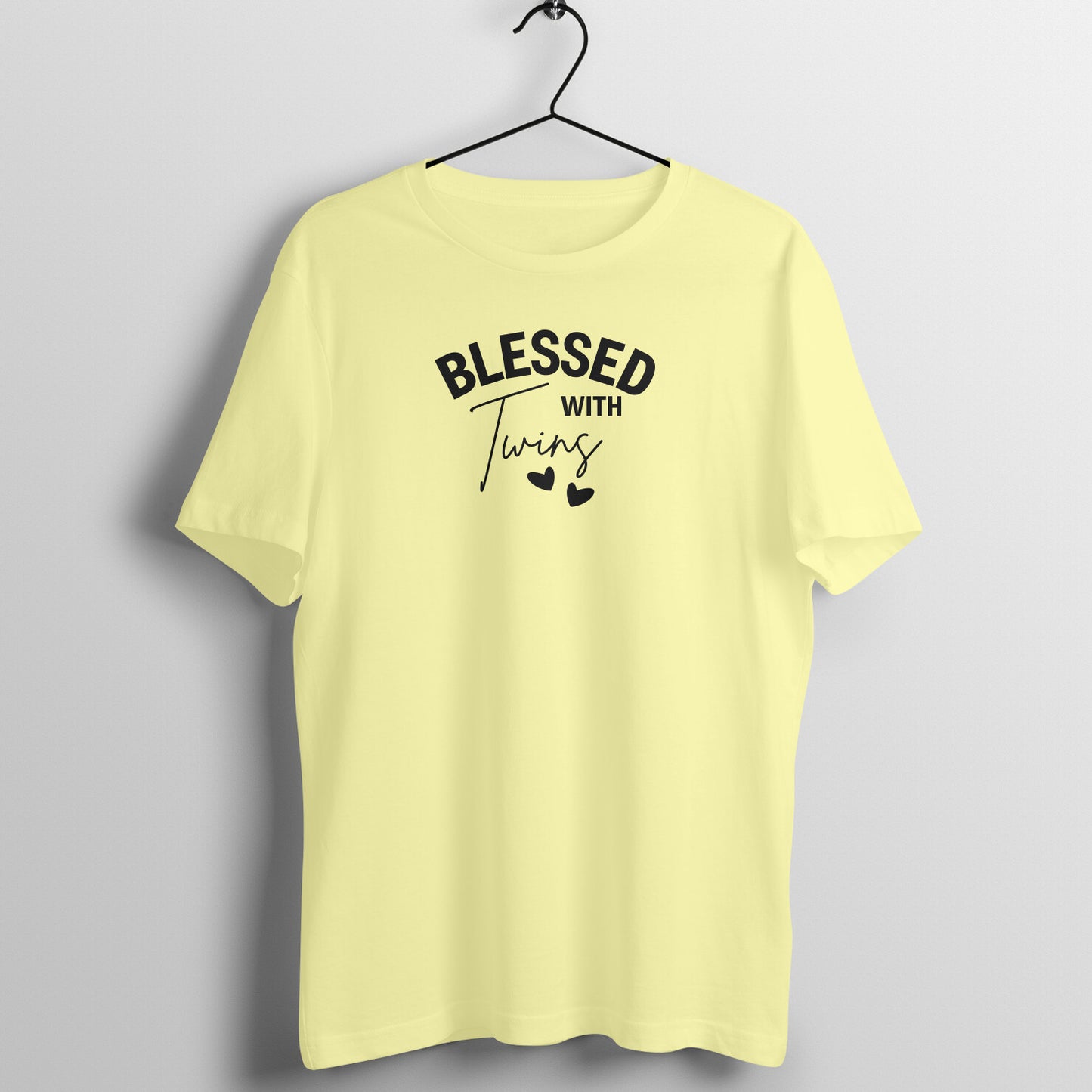 Blessed with twins - Women's Half Sleeve Cotton Tee