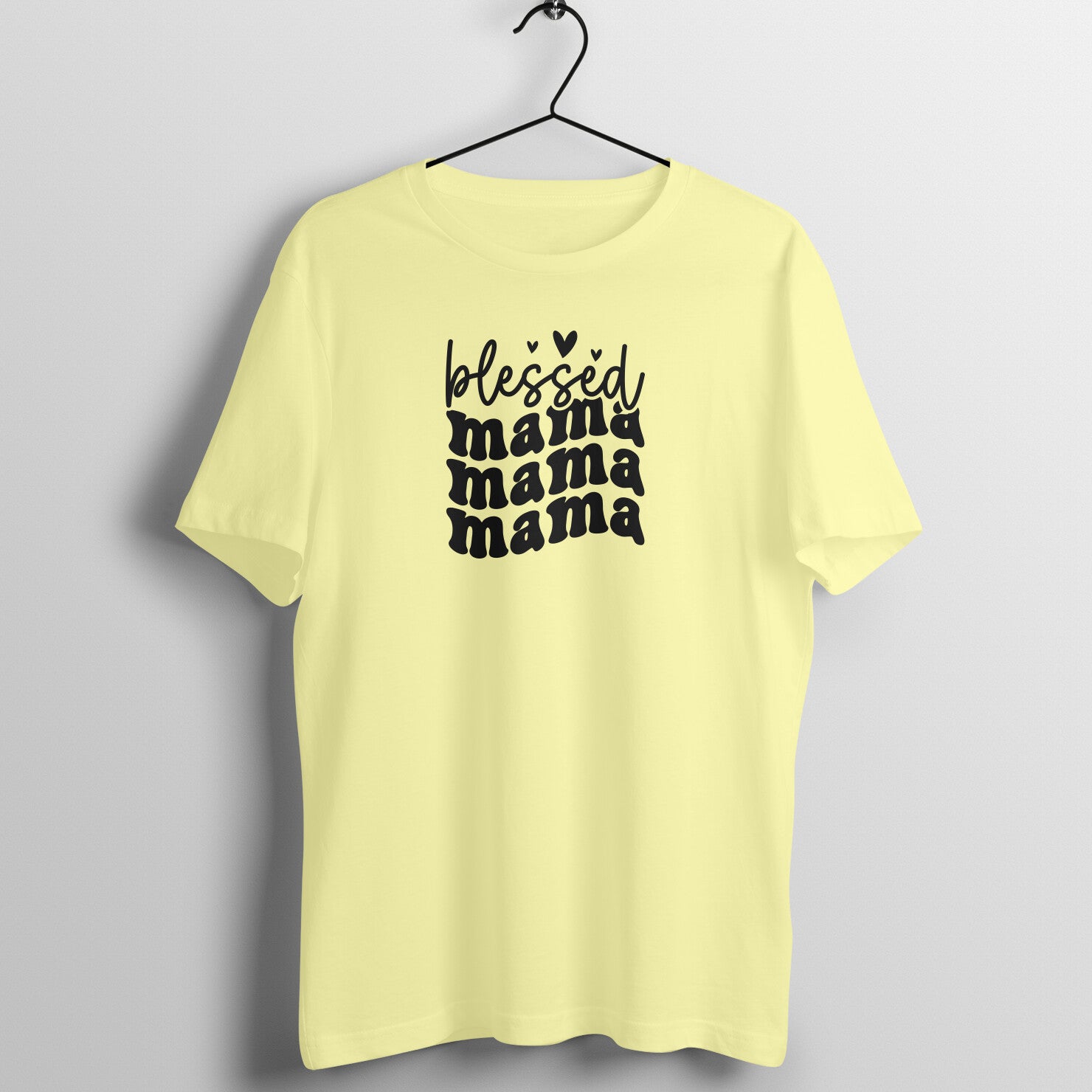 Blessed mama - Women's Half Sleeve Cotton Tee | Mother's Day Gift | Mom T Shirt