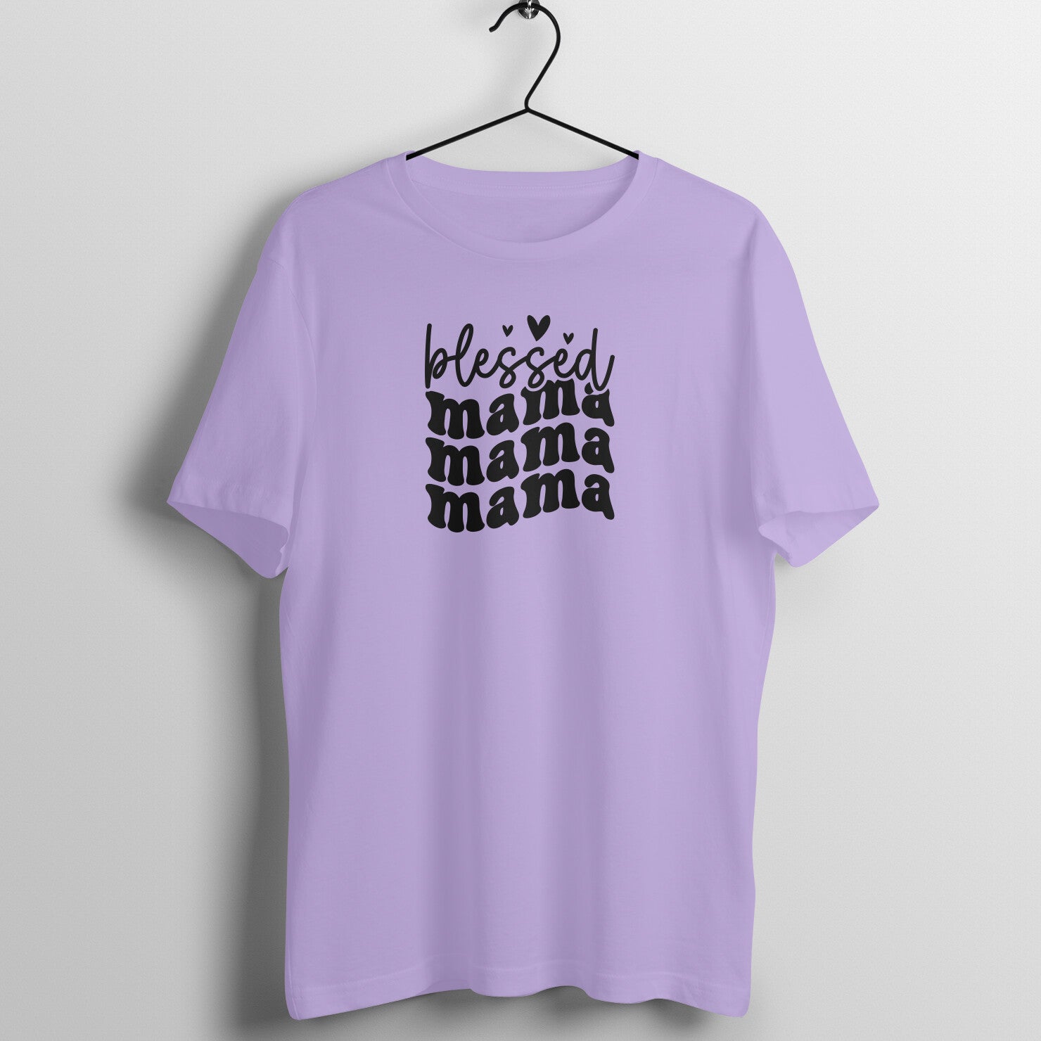 Blessed mama - Women's Half Sleeve Cotton Tee | Mother's Day Gift | Mom T Shirt