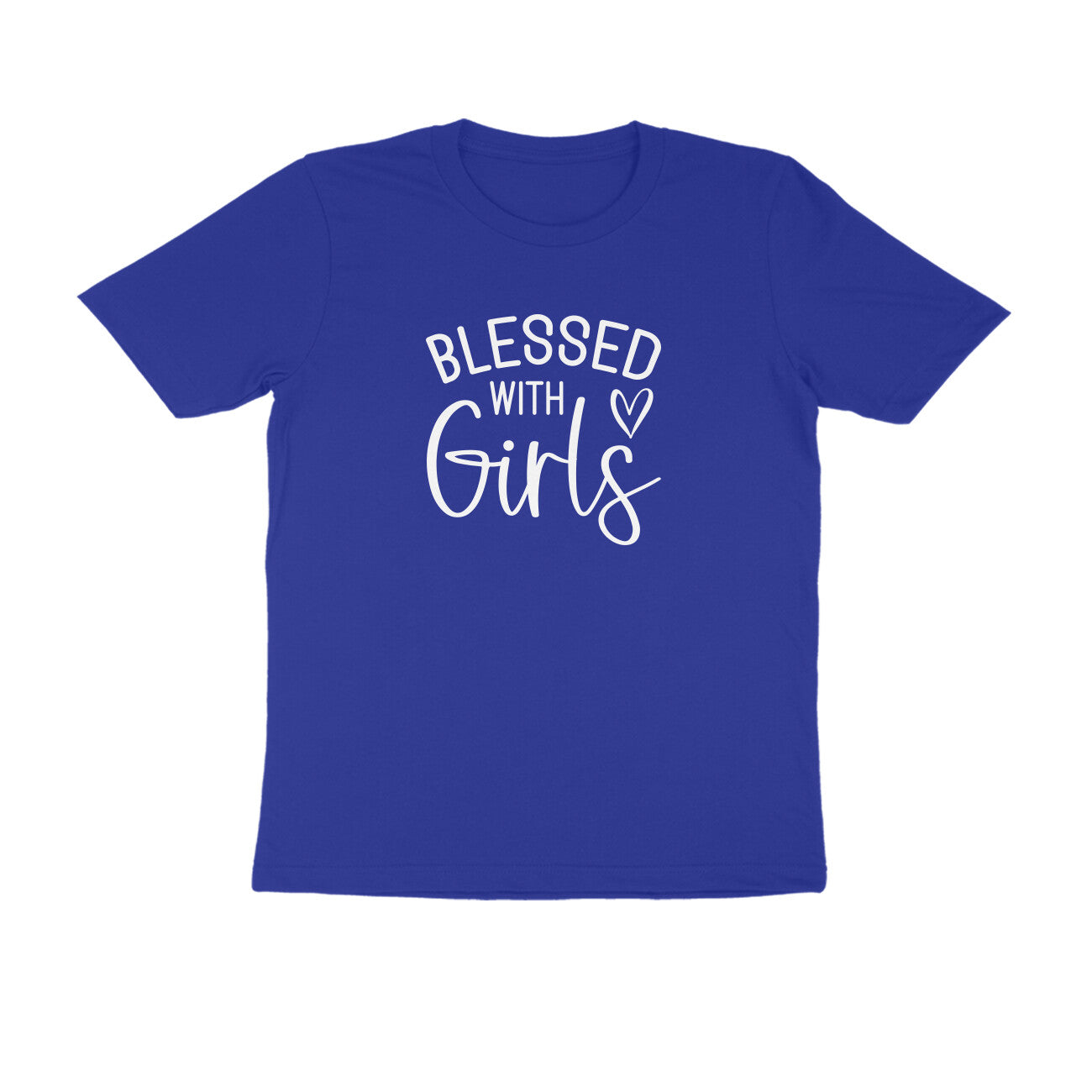 Blessed with girls - Women's Half Sleeve Cotton Tee | Mother's Day Gift | Mom T Shirt