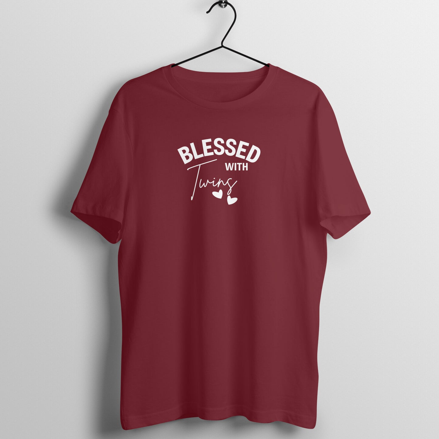 Blessed with twins - Women's Half Sleeve Cotton Tee