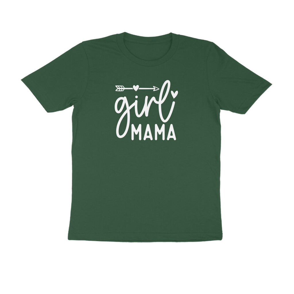 Girl mama - Women's Half Sleeve Cotton Tee | Mother's Day Gift | Mom T Shirt